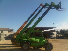 Teleskopische Aufzu''ge, Merlo ,Dieci , Manitou, Gabelstaplervermietung mit oder - Autogru Roma srl